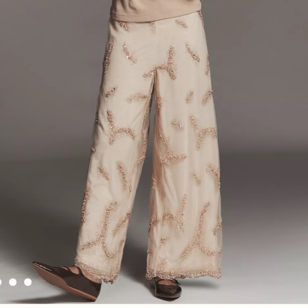 Anthropologie beaded pants